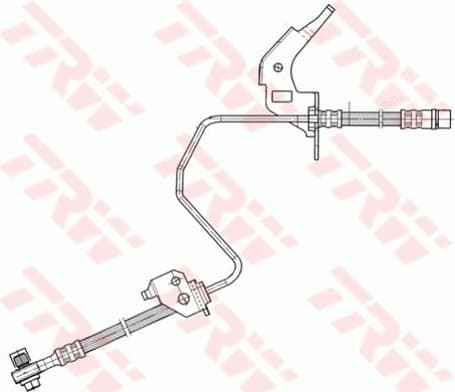 Brake hose rear PHD567