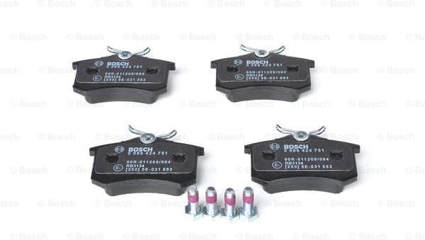 Brake Pad Set, disc brake 0986424751 - image 6