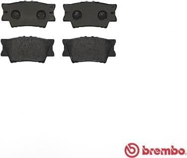 Brake pads rear, Top Quality P83089 - image 3