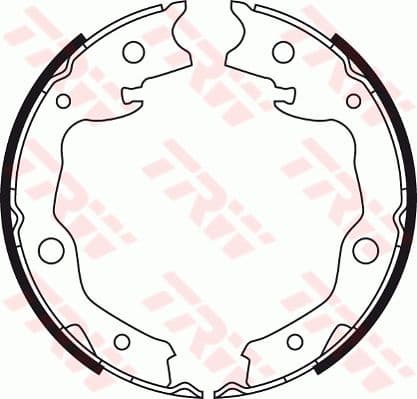 Brake shoes handbrake, Top Quality GS8752 - image 2