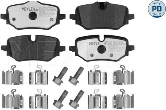 Brake Pad Set, disc brake MEYLE-PD: Advanced performance and design. 025 266 8719/PD