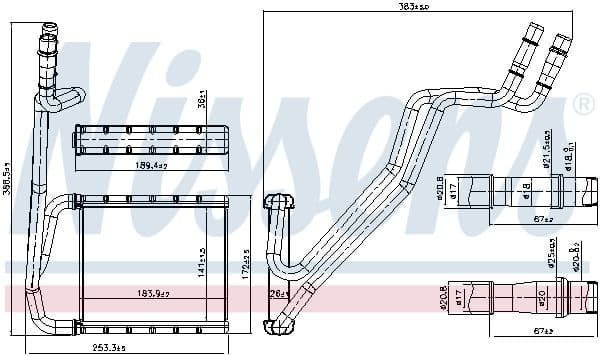 Heat Exchanger, interior heating 707381 - image 6