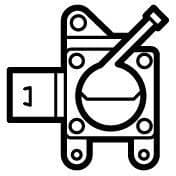 Sensor, exhaust pressure 708105