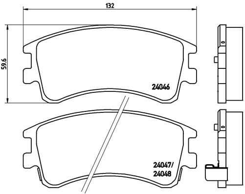 Brake Pad Set, disc brake PRIME LINE P49032