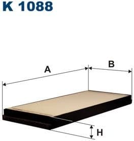Filter, cabin air K1088
