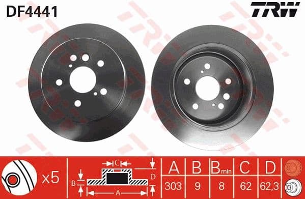 Brake Disc DF4441