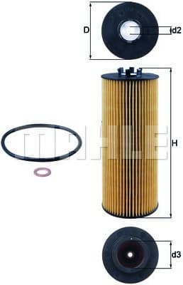 Filter oil OX164D