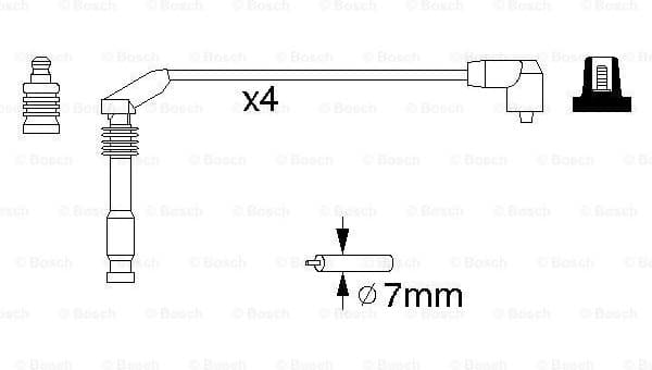 Ignition Cable Kit 0986357126 - image 5