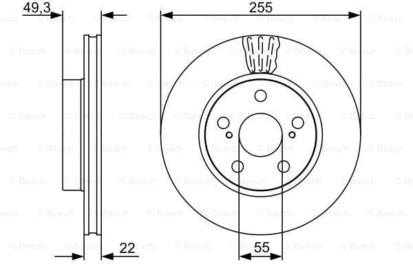 Brake Disc 0986479564 - image 2