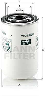 Fuel Filter WK940/20