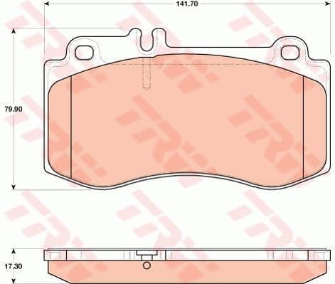 Brake Pad Set, disc brake GDB1822