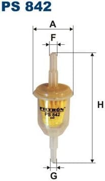 Filter, crankcase ventilation PS842