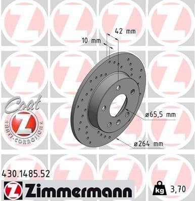 Brake Disc SPORT BRAKE DISC Z 430.1485.52