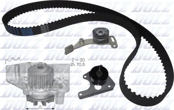 Water Pump & Timing Belt Kit KD023