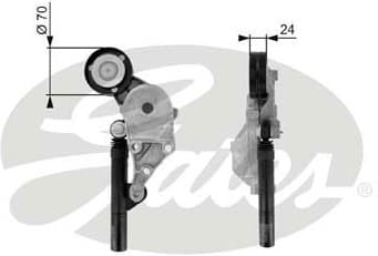 Belt Tensioner, V-ribbed belt DriveAlign™ T38192