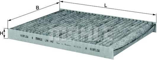 Filter cabin LAK142 - image 2