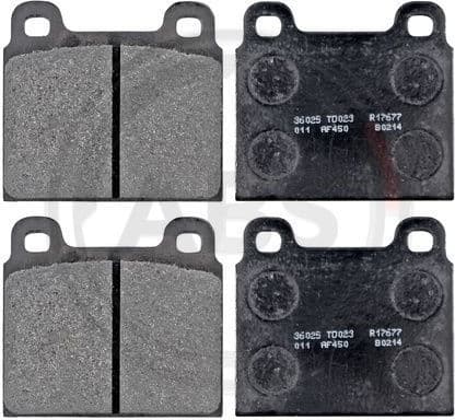 Brake Pad Set, disc brake A.B.S. 36025