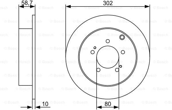 Brake Disc 0986479318 - image 5