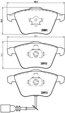 Brake Pad Set, disc brake PRIME LINE P85079