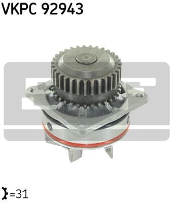 Water pump cooling system VKPC92943
