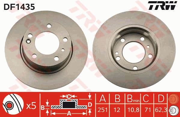Brake Disc DF1435