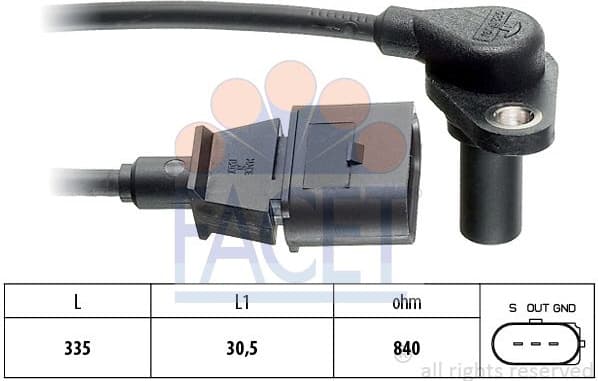 Sensor crankshaft position 9.0220 - image 2