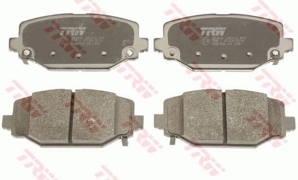 Brake pads rear, Top Quality GDB1936 - image 2