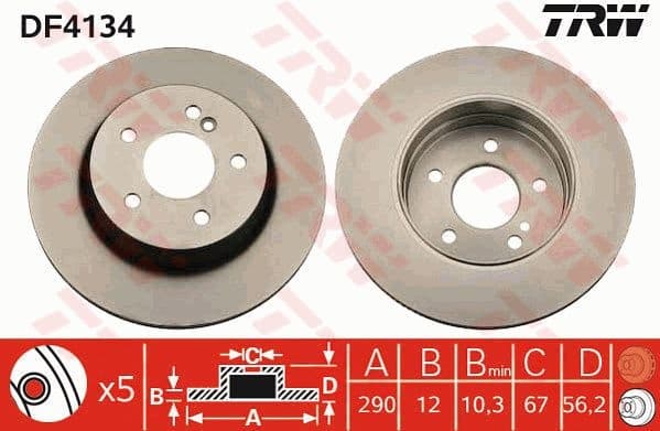 Brake Disc DF4134