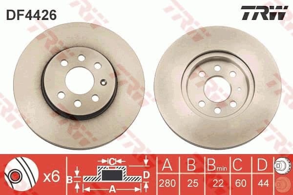 Brake Disc DF4426