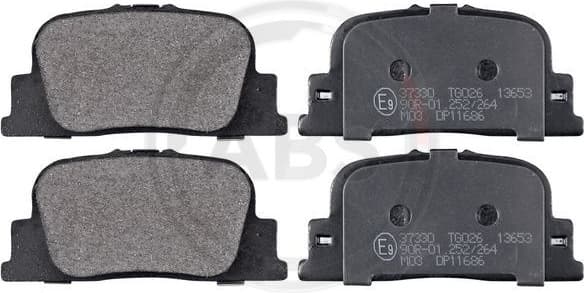 Brake Pad Set, disc brake 37330