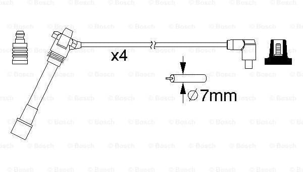 Ignition Cable Kit 0986357181 - image 5