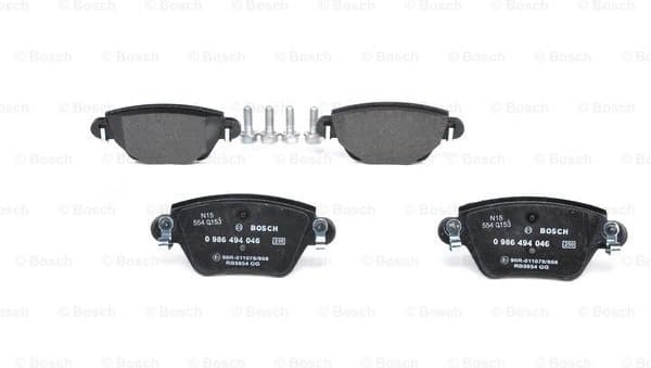 Brake Pad Set, disc brake 0986494046 - image 3