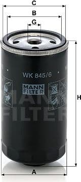 Fuel Filter WK845/6