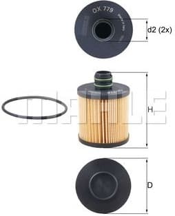 Filter oil OX779D