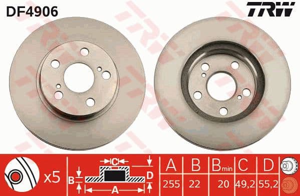 Brake Disc DF4906
