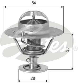 Thermostat, coolant TH00782G1