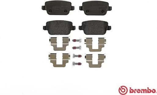 Brake pads rear, Top Quality P24075 - image 2