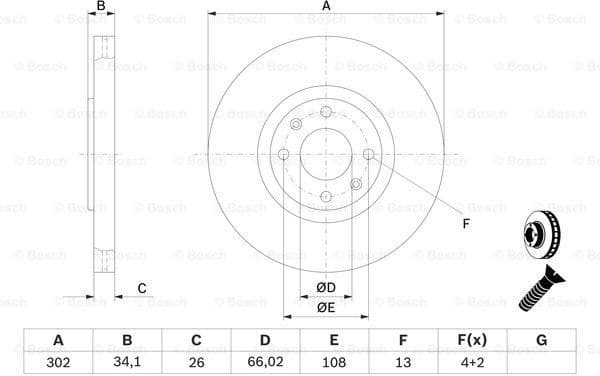 Brake Disc 0986479288 - image 5