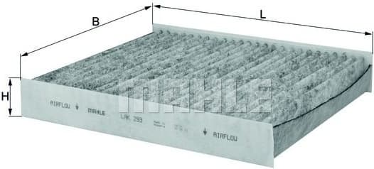 Filter cabin LAK293 - image 2