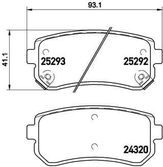 Brake Pad Set, disc brake PRIME LINE P30051