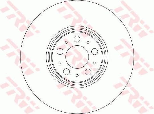 Brake Disc TRW SINGLE DF4340S - image 2