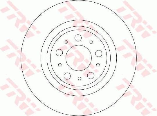 Brake discs kit rear, (2pcs), Top Quality DF4338 - image 3