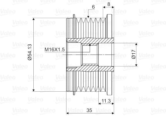 Freewheel clutch alternator 588003 - image 4