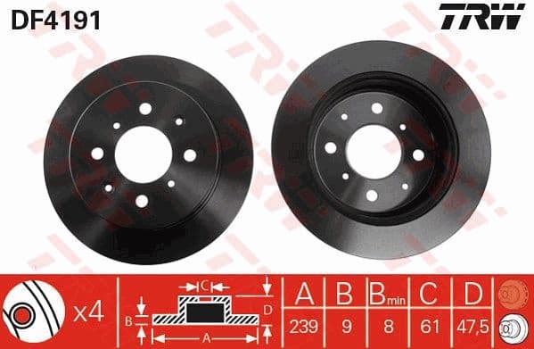 Brake Disc DF4191