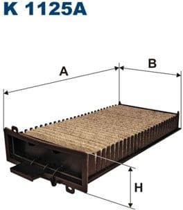 Filter, cabin air K1125A