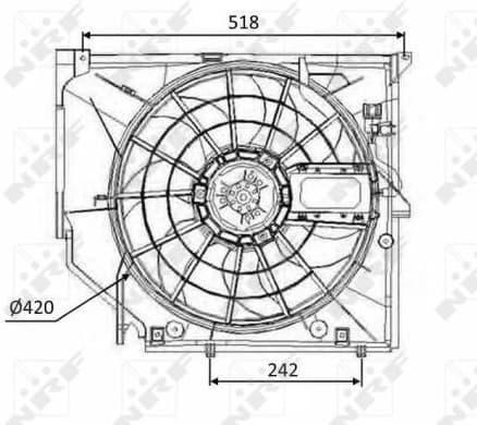Fan, engine cooling 47026