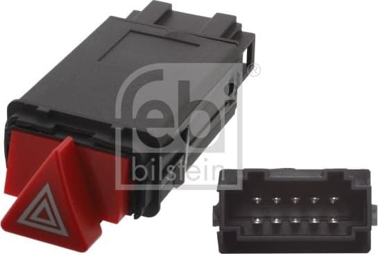 Hazard Warning Light Switch febi Plus 37783