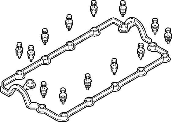 Gasket Set, cylinder head cover 726.290