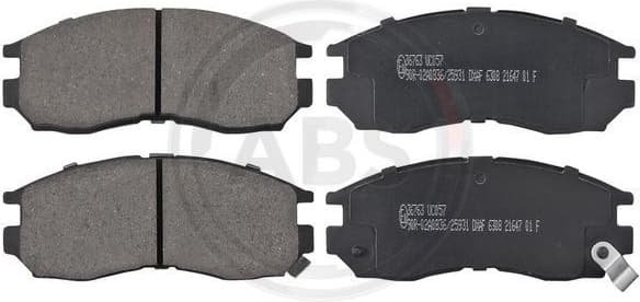 Brake Pad Set, disc brake 36763