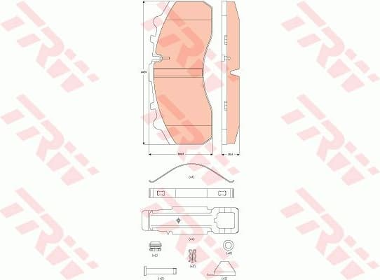 Brake Pad Set, disc brake GDB5067 - image 3